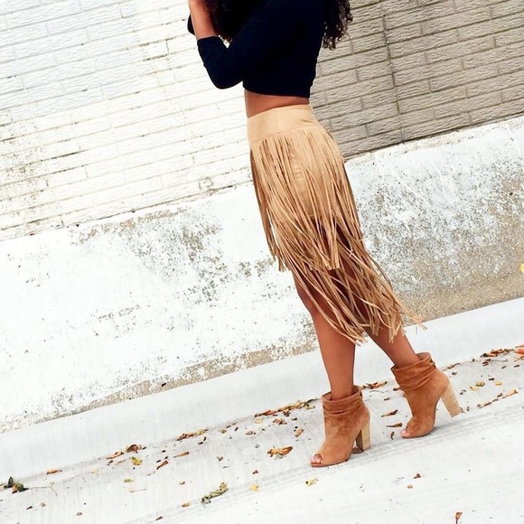 Taupe Slouchy Peep Toe Bootie - Picture 4 of 8